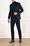 Corneliani  - 79% шерсть, 21% шелк. пуговицы. два боковых кармана, один нагрудный. Страна производитель: Италия. Уход: специализированная чистка - фото 7