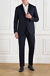  Corneliani - 80% wool, 20% silk. Closure: buttons. two side pockets, one chest pocket. Country of manufacture: Italy. Care: specialized cleaning - photo 8