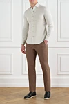Corneliani  - 55% хлопок, 45% лен. пуговицы. Страна производитель: Италия. Уход: специализированная чистка - фото 7