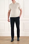 Corneliani  - 55% silk, 45% cotton. Closure: zipper. Country of manufacture: Italy. Care: specialized cleaning - photo 7