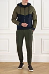  Corneliani - капюшон. 97% хлопок, 3% эластан. молния. Краманы: два боковых кармана. Страна производитель: Италия. Уход: специализированная чистка - фото 8