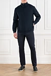 Corneliani  - полоски на рукавах. 55% полиамид, 45% хлопок. Застежка молния. Каманы: два боковых кармана. Страна производитель: Италия. Уход: специализированная чистка - фото 7
