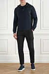 Corneliani  - капюшон. 55% полиамид, 45% хлопок. Застежка молния. Каманы: два боковых кармана. Страна производитель: Италия. Уход: специализированная чистка - фото 7