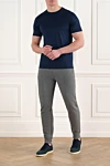 Corneliani  - 100% бавовна. еластичний пояс. дві бічні кишені, одна задня. Країна виробник: Італія. Догляд: спеціалізоване чищення - фото 7