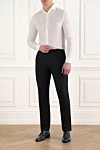 Corneliani  - 100% льон. гудзики. Країна виробник: Італія. Догляд: спеціалізоване чищення - фото 7