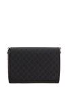 Gucci  - GG Supreme, red and blue stripe Web. 60% polyurethane, 20% polyester, 20% cotton. Size: W 27 x H 20 x D 9 cm. Strap length: 50 cm high textile shoulder strap. front pocket with zip. Fastener: flap with magnetic clasp. Country of manufacture: Italy. Care: specialized cleaning - photo 7