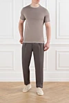  Brunello Cucinelli - 56% linen, 44% cotton. Closure: drawstring. two front pockets, one back. Country of manufacture: Italy. Care: specialized cleaning - photo 8