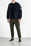 Stone Island  - логотип бренду . капюшон. 92% поліестер, 8% еластан. кнопки . дві бічні кишені. Країна виробник: Італія. Догляд: спеціалізоване чищення - фото 7