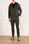  Tombolini - Additional: hood. 85% cotton, 15% cashmere. Fastener: zipper. two side pockets. Country of manufacture: Italy. Care: specialized cleaning - photo 8