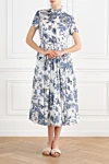  Dior - butterfly print. 100% cotton. buttons, belt. Country of manufacture: Italy. Care: specialized cleaning - photo 8