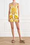 Dolce & Gabbana  - принт майолики. 100% шелк. два боковых кармана. Страна производитель: Италия. Уход: специализированная чистка - фото 7