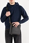  Valentino - brand logo. 100% genuine leather. Strap length: adjustable shoulder strap. Closure: zipper. Country of manufacture: Italy. Care: specialized cleaning - photo 8