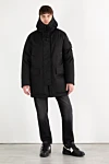  Stone Island - знімний значок Компас. капюшон на шнурку. 100% шерсть. застібка на кнопку та блискавку спереду. дві нагрудні кишені на кнопках, дві бічні кишені з клапанами. Утеплювач: наповнювач з пуху та пера. Країна виробник: Італія. Догляд: спеціалізоване чищення - фото 8
