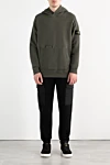  Stone Island - brand logo. hood with drawstring. 100% cotton. Kangaroo pocket with additional compartments. Country of manufacture: Italy. Care: specialized cleaning - photo 8