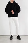 Off-White  - логотип бренда. Доплонительно: капюшон с кулиской. 100% хлопок. карман кенгуру. Страна производитель: Италия. Уход: специализированная чистка - фото 7