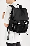 Off-White  - металеві Arrow, гравіювання логотипу. 100% поліамід. Розміри: 41x35x20 см. три кишені на блискавках. куліска, два фастекси. Країна виробник: Італія. Догляд: спеціалізоване чищення - фото 7