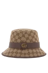 Gucci  - Double G element. 71% cotton, 29% polyester, calfskin. Country of manufacture: Italy. Care: specialized cleaning - photo 5
