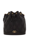Valentino  - VLogo . 100% телячья кожа. Длина ремня: регулируемый плечевой ремень. внутренний накладной карман. затягивается шнурком сверху. Страна производитель: Италия. Уход: специализированная чистка - фото 7