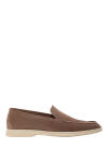  Cesare di Napoli - contrast sole. 100% suede. Color: brown. Country of manufacture: Italy. Care: specialized cleaning - photo 6