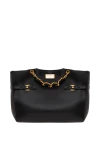 Balmain  - металевий лейбл Balmain Couture. 100% шкіра теляча. Розміри: 15 x 50 x 36 см.. Довжина ременя: подвійні ручки зі шкіри та ланцюга, переплетені зі шкірою.. внутрішні кишені на блискавці, кишеня для карт з тисненої шкіри. магнітна застібка. Країна виробник: Італія. Догляд: спеціалізоване чищення - фото 5