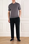 Brunello Cucinelli  - tucks. 100% linen. Closure: drawstring. Country of manufacture: Italy. Care: specialized cleaning - photo 7