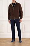 Seraphin  - 100% suede, 100% alpaca. Closure: zipper. two side pockets. Country of manufacture: Italy. Care: specialized cleaning - photo 7
