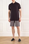 Cesare di Napoli  - 85% cotton, 11% silk, 4% elastane. button, zipper, drawstring. two side pockets, one back pocket. Country of manufacture: Italy. Care: specialized cleaning - photo 7