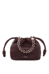 Loewe  - логотип бренда. 100% мягкая наппа овчина. Размеры: 23 x 17 x 5,5 см. Длина ремня: съемный и регулируемый кожаный ремешок 36 / 82 -142 см. магнитная застежка. Страна производитель: Испания. Уход: специализированная чистка - фото 7