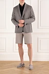 Sartoria Latorre  - 84% шерсть, 14% нейлон, 2% эластан. пуговицы. 2 боковых кармана, один нагрудный. Страна производитель: Италия. Уход: специализированная чистка - фото 7