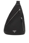  Prada - brand logo. 100% genuine leather. Dimensions: 47.5 x 26.5 x 10 cm. Strap length: adjustable nylon webbing shoulder strap. Maximum length 85 cm - minimum length 48 cm. two external zipped pockets, internal zipped pocket. Fastener: zipper. Country of manufacture: Italy. Care: specialized cleaning - photo 6