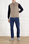  Enrico Mandelli - 100% suede. two side pockets. Fastener: zipper. Country of manufacture: Italy. Care: specialized cleaning - photo 8