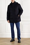 Enrico Mandelli  - 93% wool, 7% cashmere. two side pockets, one chest pocket. zipper, drawstring. Insulation: down. Country of manufacture: Italy. Care: specialized cleaning - photo 7