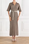  Brunello Cucinelli - 100% cotton. belt. one chest pocket. Country of manufacture: Italy. Care: specialized cleaning - photo 6