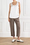 Brunello Cucinelli  - 96% silk, 7% elastane. Country of manufacture: Italy. Care: specialized cleaning - photo 7