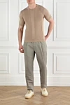  Brunello Cucinelli - вязаный узор. 100% хлопок. Страна производитель: Италия. Уход: специализированная чистка - фото 4