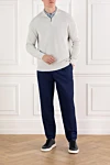 Brunello Cucinelli  - 100% cashmere. Fastener: zipper. Country of manufacture: Italy. Care: specialized cleaning - photo 7