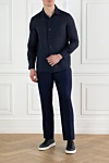  Brunello Cucinelli - защипи. 49% льон 32% вовна, 19% шовк. гудзик, блискавка. Кишені, дві бічні кишені, дві задні кишені. Країна виробник: Італія. Догляд: спеціалізоване чищення - фото 6