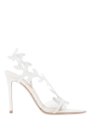  Gianvito Rossi - цветочный мотив. 20%Тпу+80%Наппа. Высота каблука: 105 мм. Страна производитель: Италия. Уход: специализированная чистка - фото 6