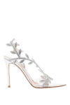  Gianvito Rossi - сверкающие кристаллы. 20%Тпу+80%Наппа. Высота каблука: 105 мм. Страна производитель: Италия. Уход: специализированная чистка - фото 6