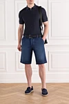 Jacob Cohen  - 97% cotton, 3% elastane. Color: blue. button, zipper. five pockets. Country of manufacture: Italy. Care: specialized cleaning - photo 7