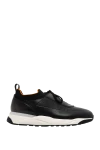 Santoni  - Decoration: orange stitch details. 100% calfskin. ribbed rubber sole. lace-up. Country of manufacture: Italy. Care: specialized cleaning - photo 7