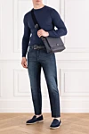 Corneliani  - рельєфна в'язка. 100% шерсть. Країна виробник: Італія. Догляд: спеціалізоване чищення - фото 7