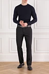  Corneliani - 100% шерсть. Цвет: синий. Страна производитель: Италия. Уход: специализированная чистка - фото 8