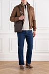 Corneliani  - 90% вовна, 10% кашемір. Колір: білий. блискавка. Країна виробник: Італія. Догляд: спеціалізоване чищення - фото 7