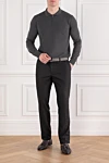 Corneliani  - 100% шерсть. Колір: сірий. блискавка. Країна виробник: Італія. Догляд: спеціалізоване чищення - фото 7