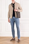 Corneliani  - рельефный узор полоска. 100% шерсть. пуговицы. Страна производитель: Италия. Уход: специализированная чистка - фото 7