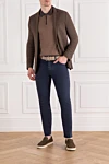 Corneliani  - Контрастные рукава и воротник. 100% шерсть. молния. Страна производитель: Италия. Уход: специализированная чистка - фото 7