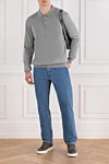Corneliani  - 100% шерсть. Цвет: серый. пуговицы. Страна производитель: Италия. Уход: специализированная чистка - фото 7