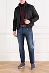  Corneliani - brand logo. 100% wool. Color: burgundy. Country of manufacture: Italy. Care: specialized cleaning - photo 8