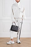  Balenciaga - логотип бренду, лампаси на штанинах. 100% поліестер. застібка-блискавка. дві бічні кишені. Країна виробник: Італія. Догляд: спеціалізоване чищення - фото 8